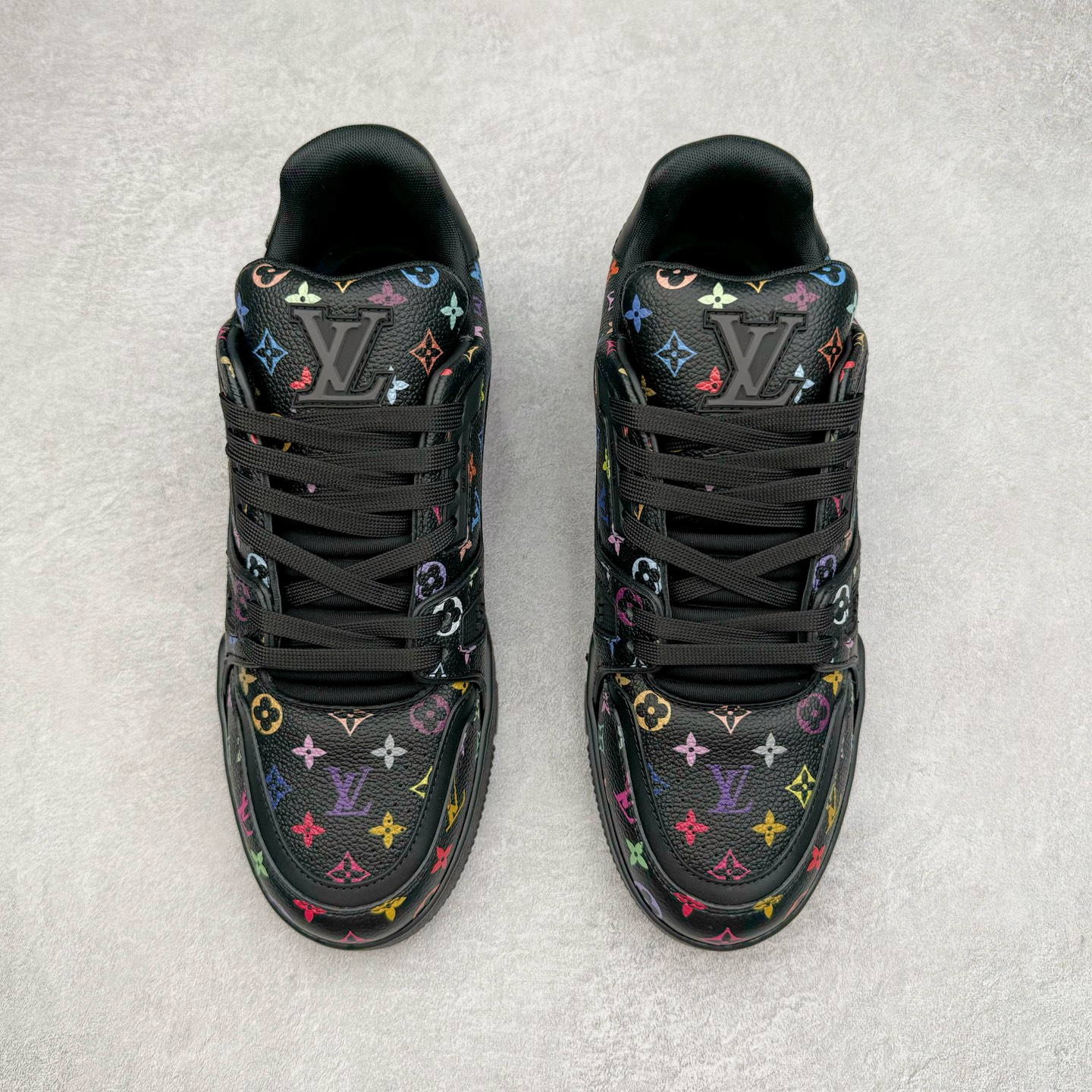 Louis Vuitton Takashi Murakami  LV Trainer 路易威登 低筒 休闲鞋 板鞋 运动鞋 男鞋 女鞋 村上隆黑色1AHEKZ
