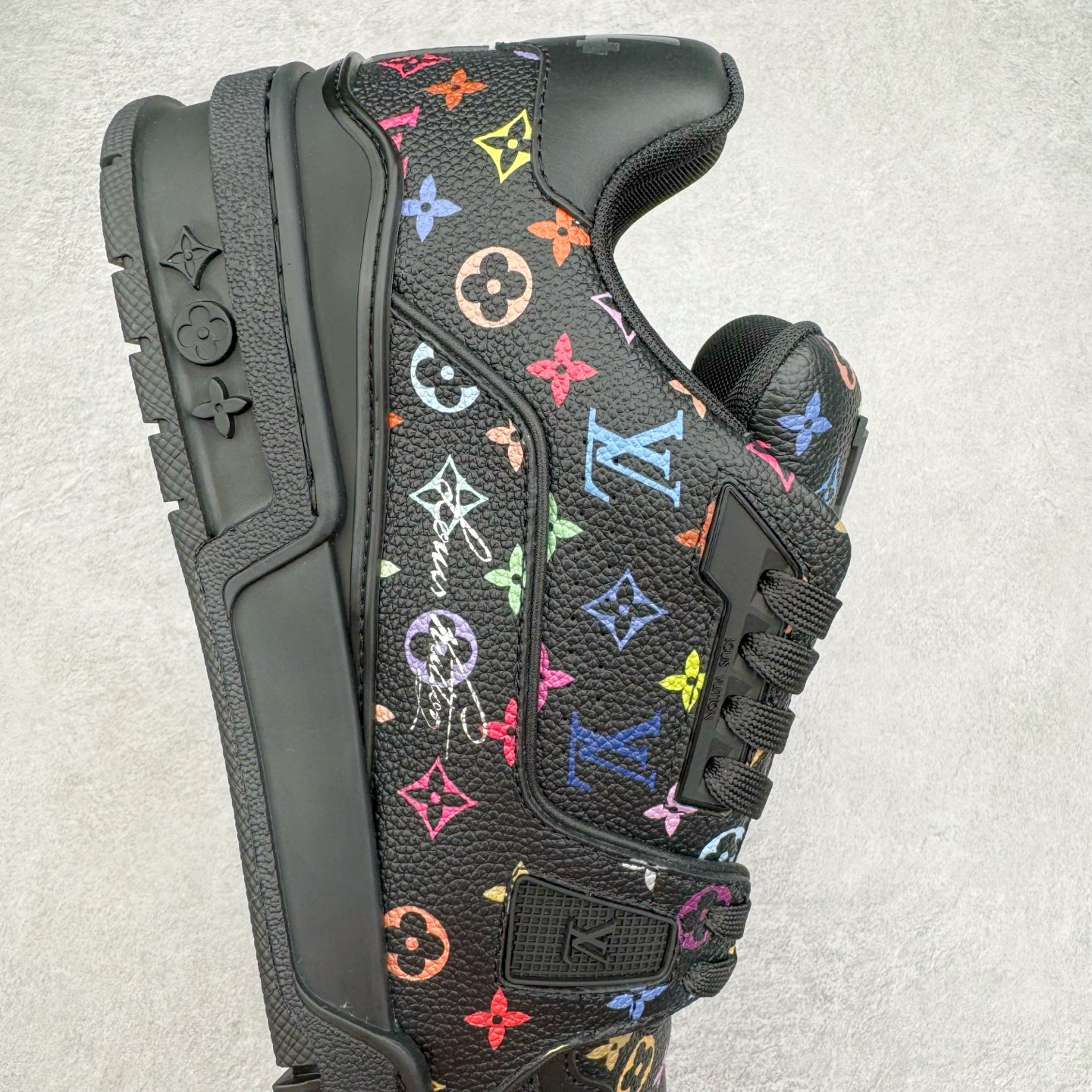 Louis Vuitton Takashi Murakami  LV Trainer 路易威登 低筒 休闲鞋 板鞋 运动鞋 男鞋 女鞋 村上隆黑色1AHEKZ