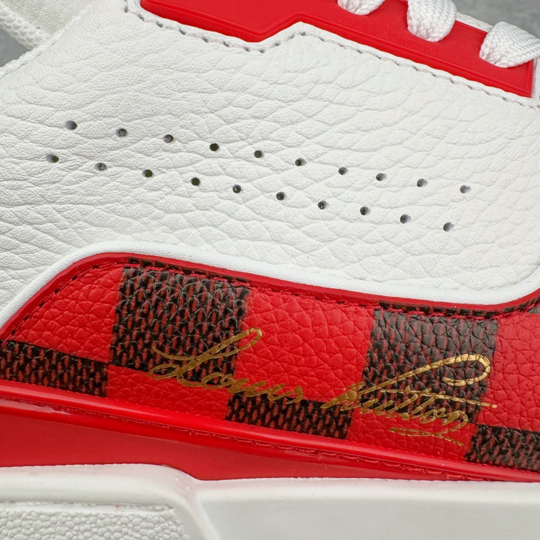 Louis Vuitton Takashi Murakami  LV Trainer 路易威登 低筒 休闲鞋 板鞋 运动鞋 男鞋 女鞋 棋盘格 黑红