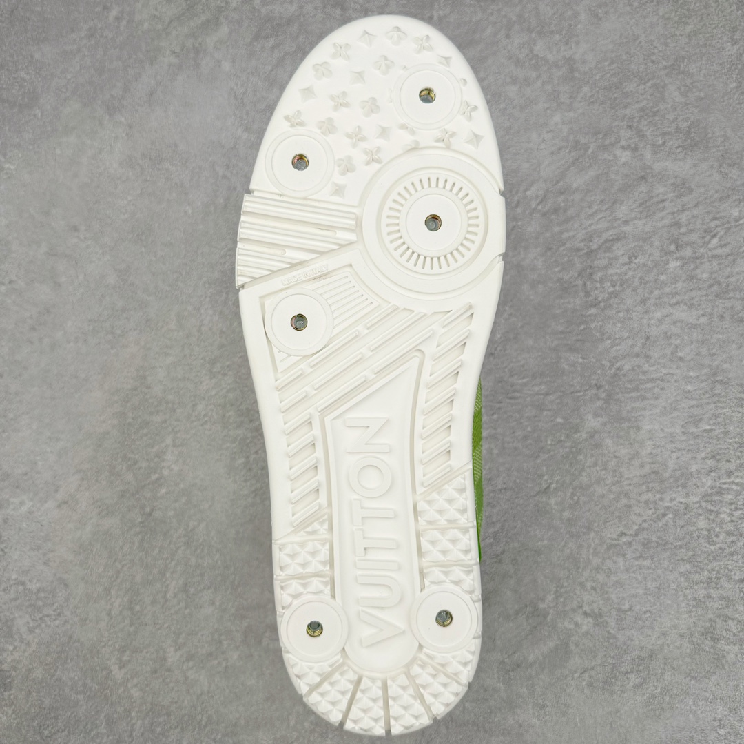 Louis Vuitton  LV Trainer 路易威登 低筒 休闲鞋 板鞋 运动鞋 男鞋 女鞋 棋盘格 白绿色 1ACRCL