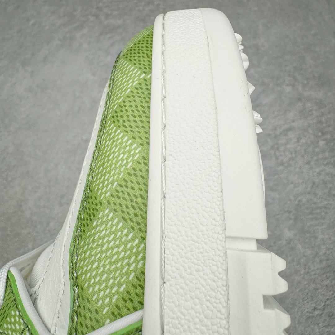 Louis Vuitton  LV Trainer 路易威登 低筒 休闲鞋 板鞋 运动鞋 男鞋 女鞋 棋盘格 白绿色 1ACRCL