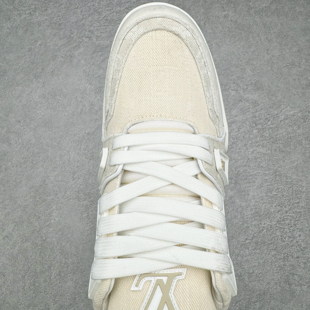 Louis Vuitton  LV Trainer 路易威登 低筒 休闲鞋 板鞋 运动鞋 男鞋 女鞋  米色印花 1AC689