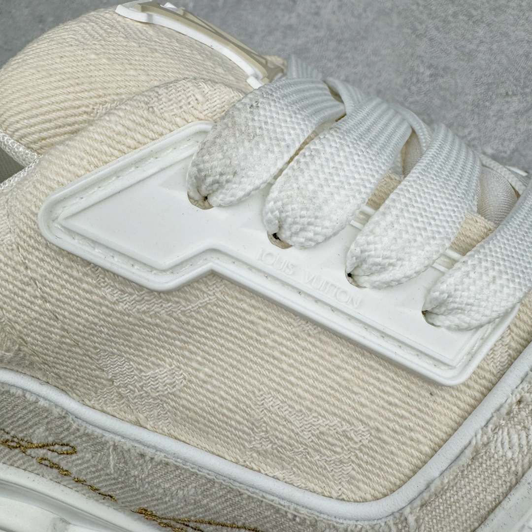 Louis Vuitton  LV Trainer 路易威登 低筒 休闲鞋 板鞋 运动鞋 男鞋 女鞋  米色印花 1AC689