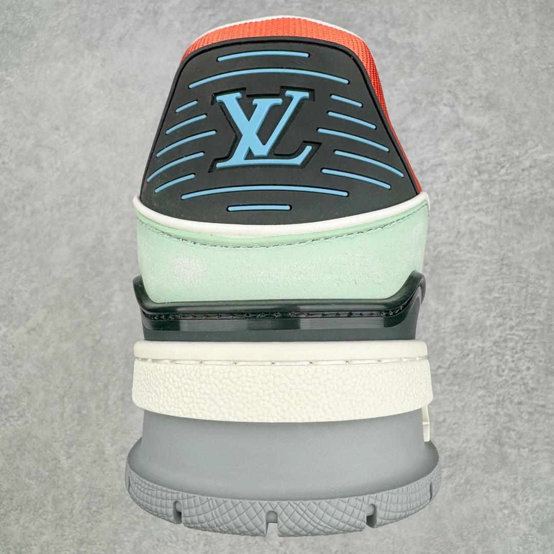 Louis Vuitton  LV Trainer 路易威登 低筒 休闲鞋 板鞋 运动鞋 男鞋 女鞋  粉绿黑 1ACEFV