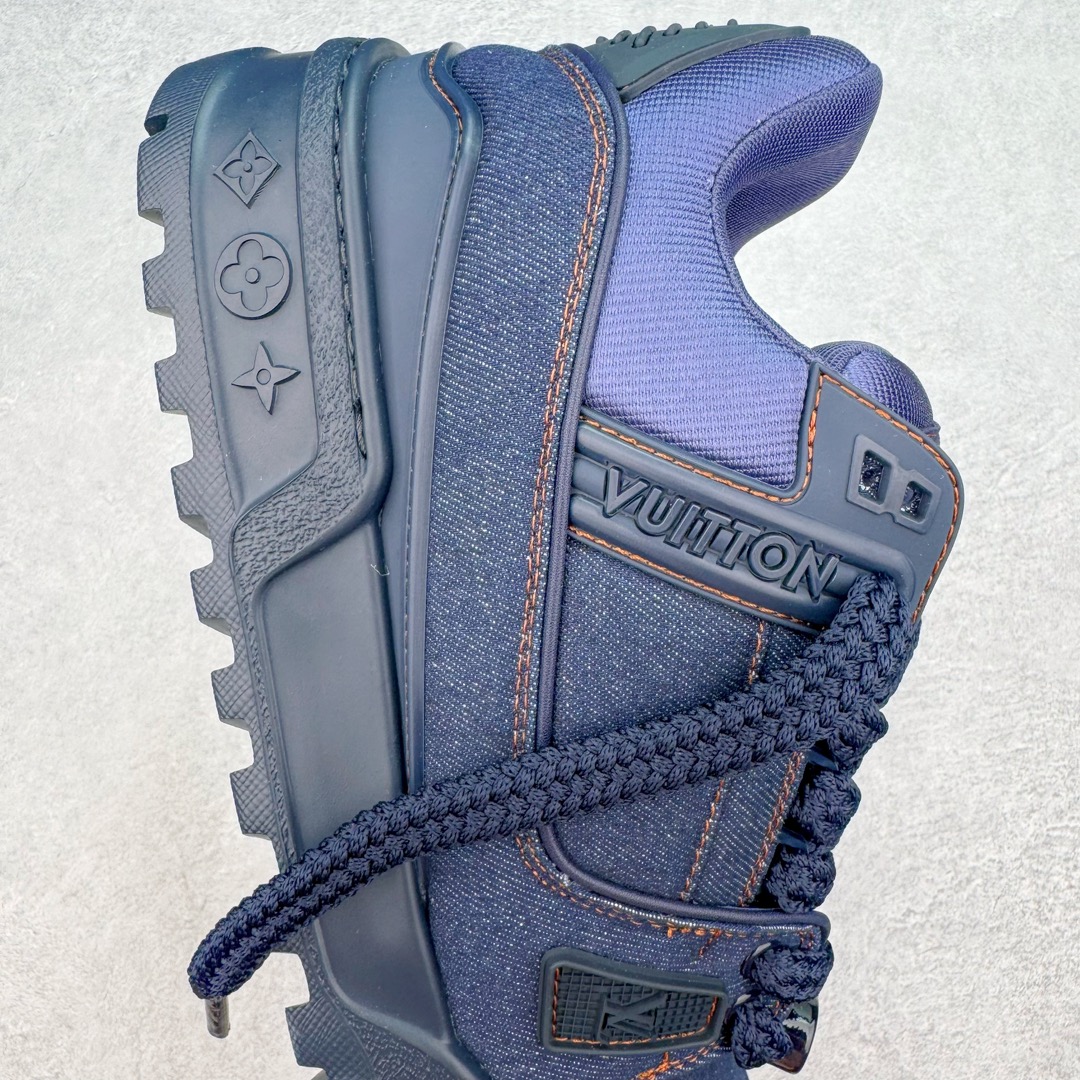 Louis Vuitton 路易威登 Trainer Maxi LV 小胖丁 低筒 休闲鞋 板鞋 运动鞋 男鞋 女鞋 牛仔蓝 1AD6G4
