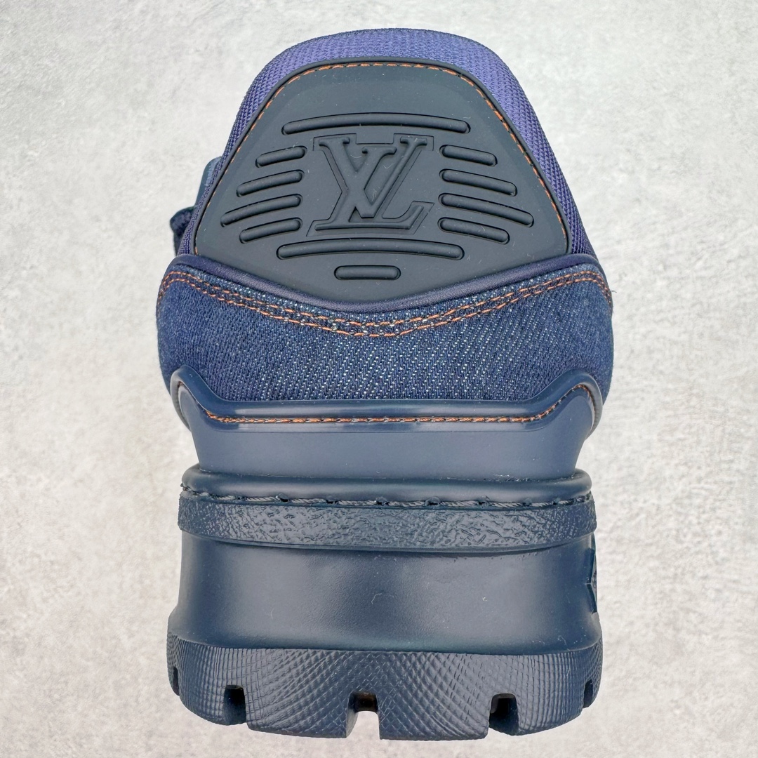 Louis Vuitton 路易威登 Trainer Maxi LV 小胖丁 低筒 休闲鞋 板鞋 运动鞋 男鞋 女鞋 牛仔蓝 1AD6G4