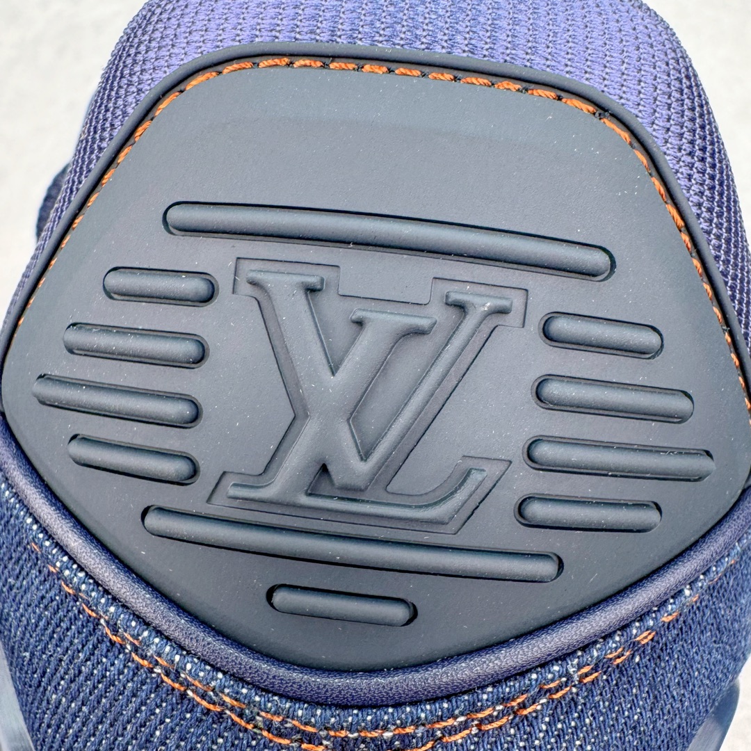 Louis Vuitton 路易威登 Trainer Maxi LV 小胖丁 低筒 休闲鞋 板鞋 运动鞋 男鞋 女鞋 牛仔蓝 1AD6G4