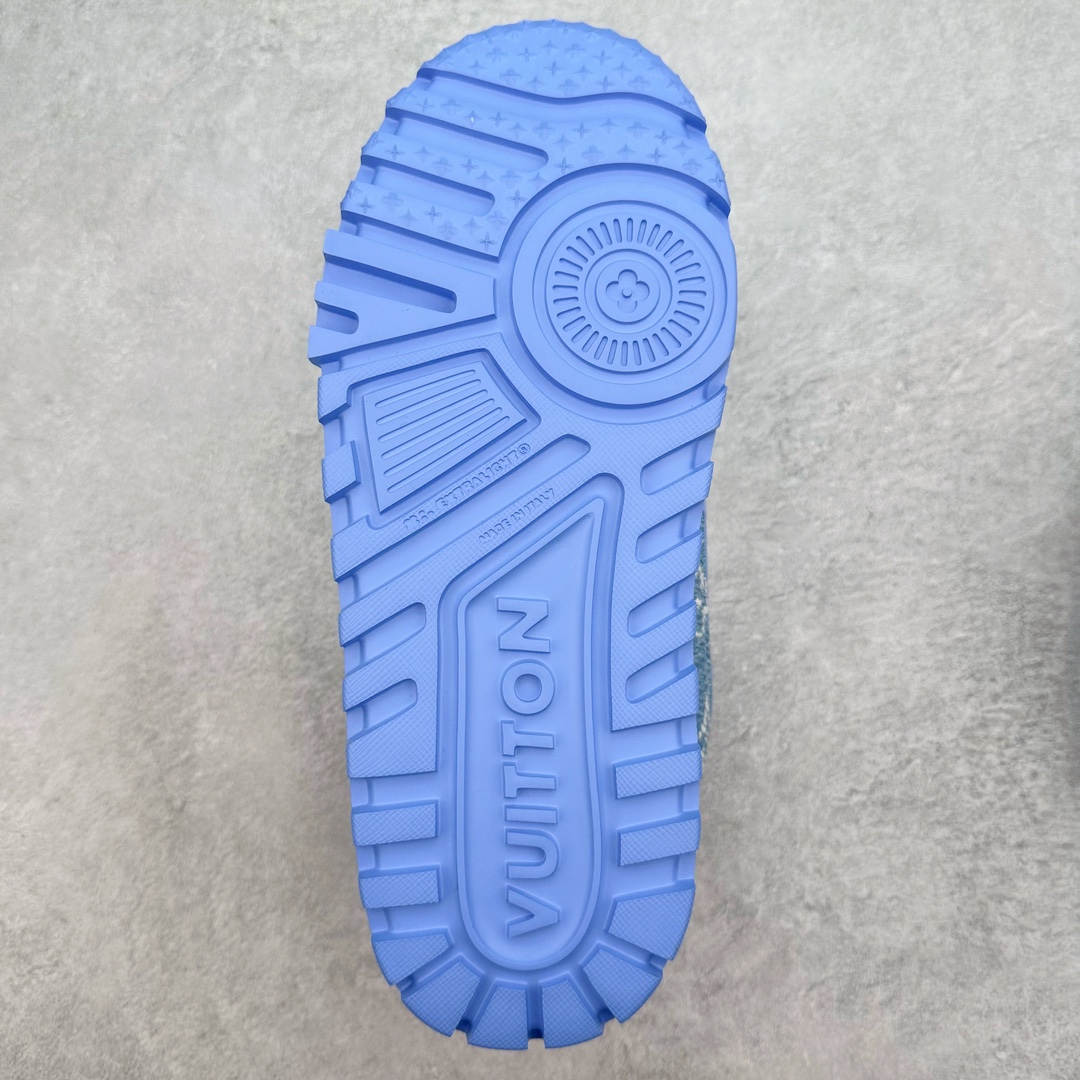 Louis Vuitton 路易威登 Trainer Maxi LV 小胖丁 低筒 休闲鞋 板鞋 运动鞋 男鞋 女鞋 蓝白 1ACWHU