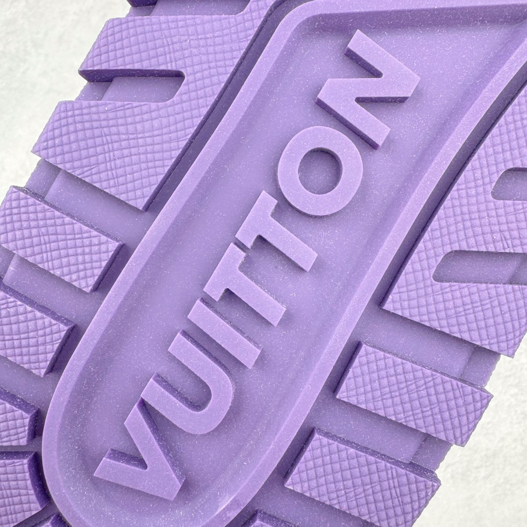 Louis Vuitton 路易威登 Trainer Maxi LV 小胖丁 低筒 休闲鞋 板鞋 运动鞋 男鞋 女鞋 白紫 1ACPQ4