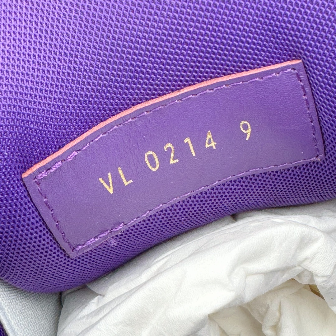 Louis Vuitton 路易威登 Trainer Maxi LV 小胖丁 低筒 休闲鞋 板鞋 运动鞋 男鞋 女鞋 白紫 1ACPQ4