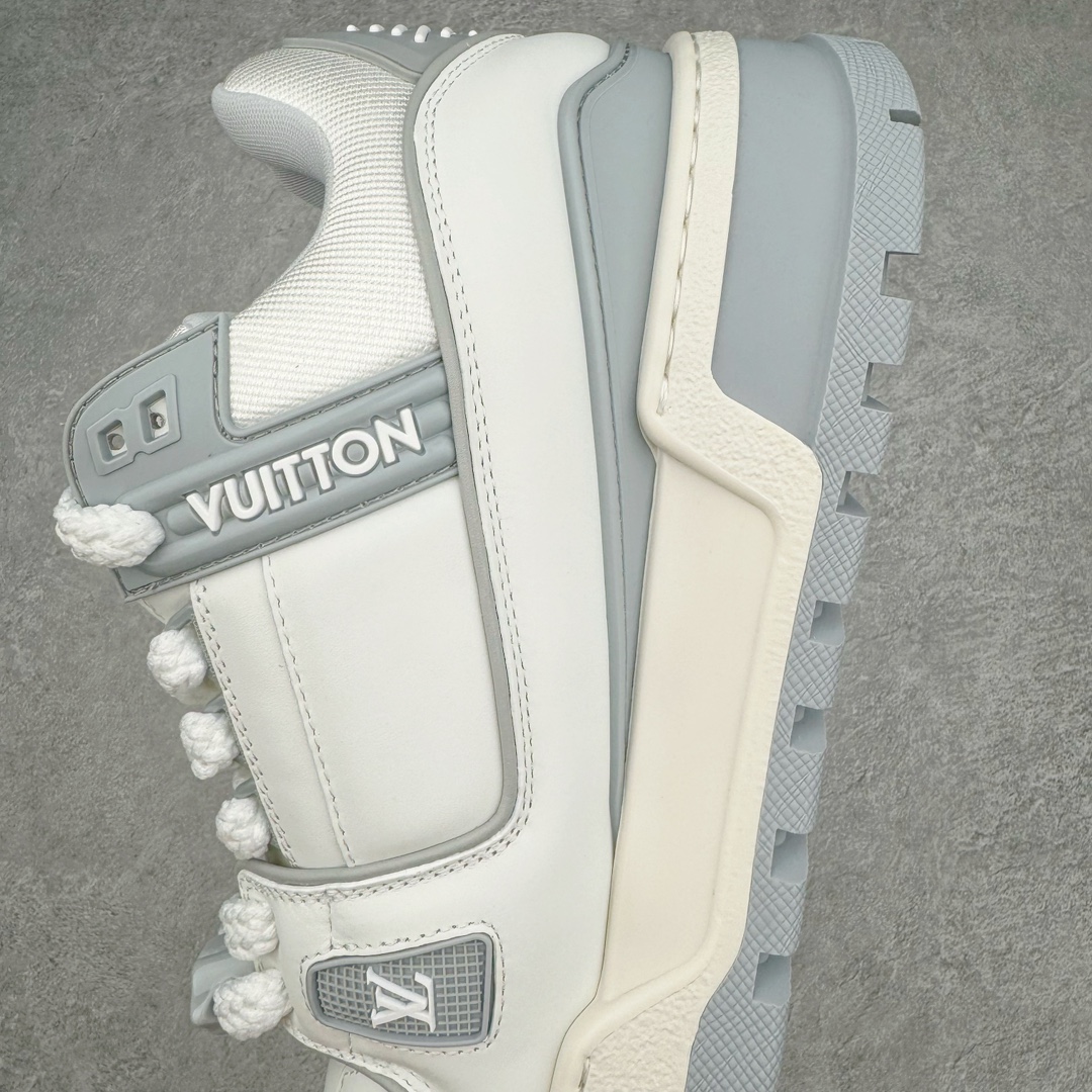 Louis Vuitton 路易威登 Trainer Maxi LV 小胖丁 低筒 休闲鞋 板鞋 运动鞋 男鞋 女鞋 白灰1ACPPZ