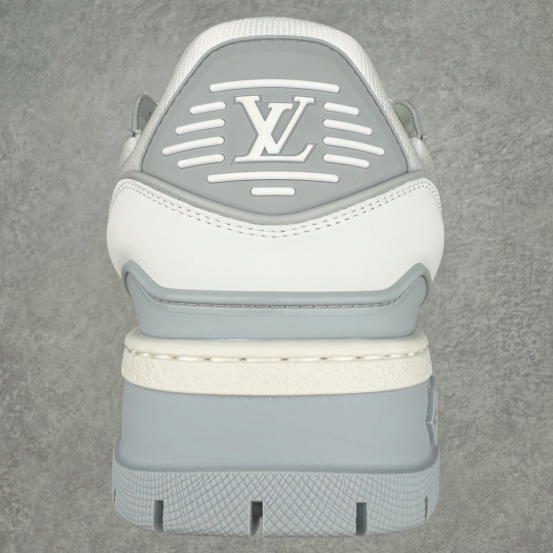 Louis Vuitton 路易威登 Trainer Maxi LV 小胖丁 低筒 休闲鞋 板鞋 运动鞋 男鞋 女鞋 白灰1ACPPZ