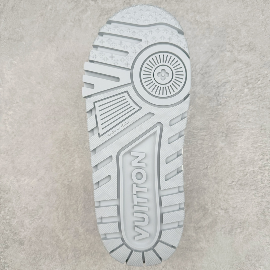 Louis Vuitton 路易威登 Trainer Maxi LV 小胖丁 低筒 休闲鞋 板鞋 运动鞋 男鞋 女鞋 白灰1ACPPZ