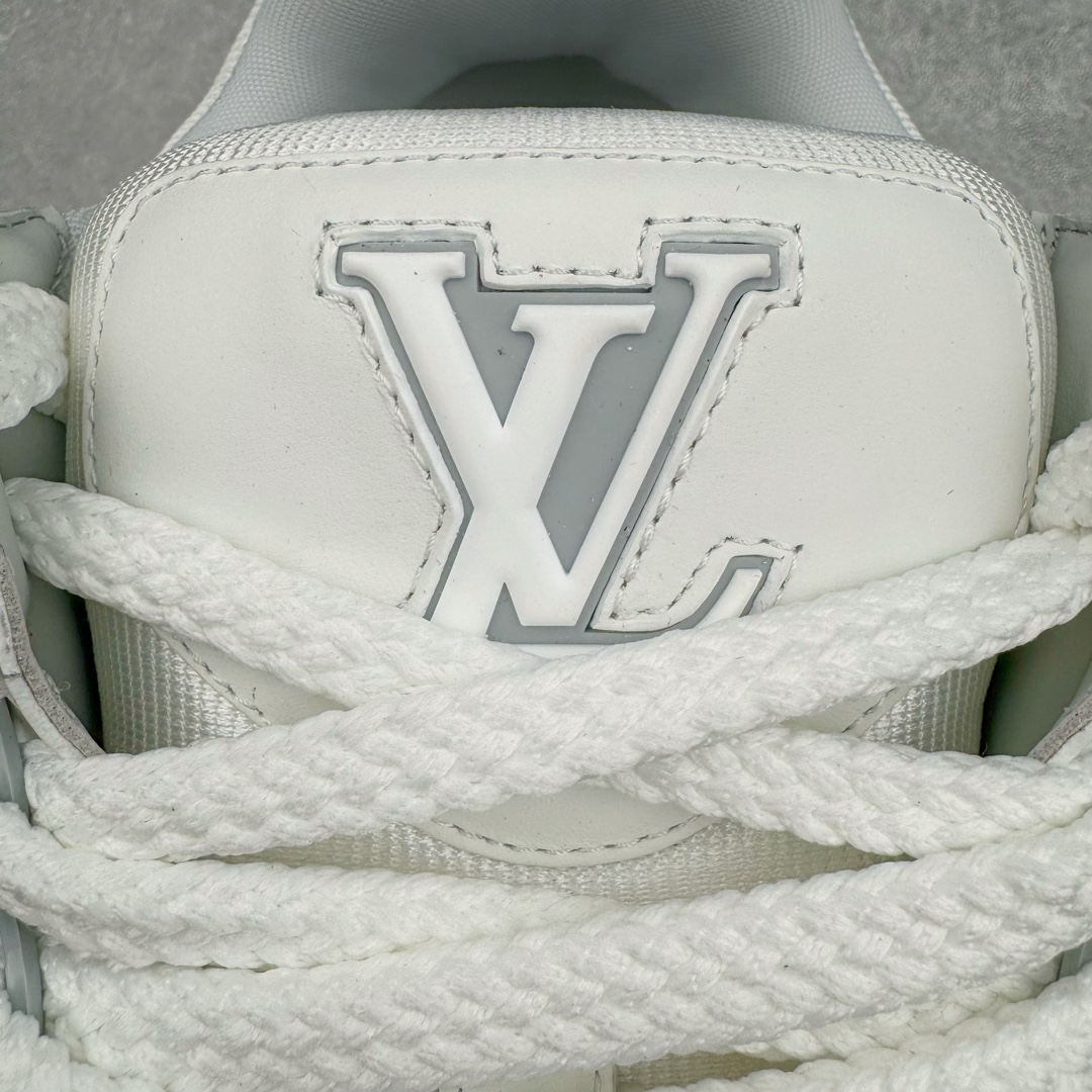 Louis Vuitton 路易威登 Trainer Maxi LV 小胖丁 低筒 休闲鞋 板鞋 运动鞋 男鞋 女鞋 白灰1ACPPZ