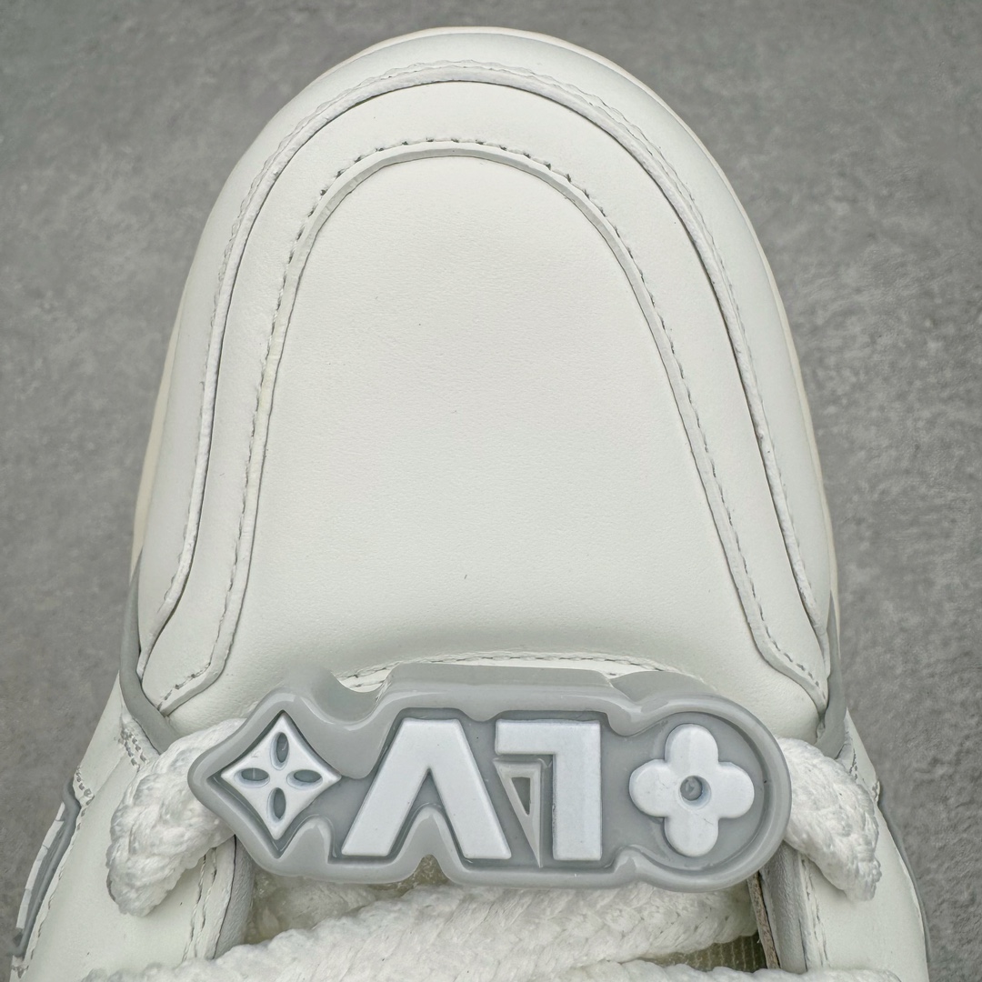 Louis Vuitton 路易威登 Trainer Maxi LV 小胖丁 低筒 休闲鞋 板鞋 运动鞋 男鞋 女鞋 白灰1ACPPZ