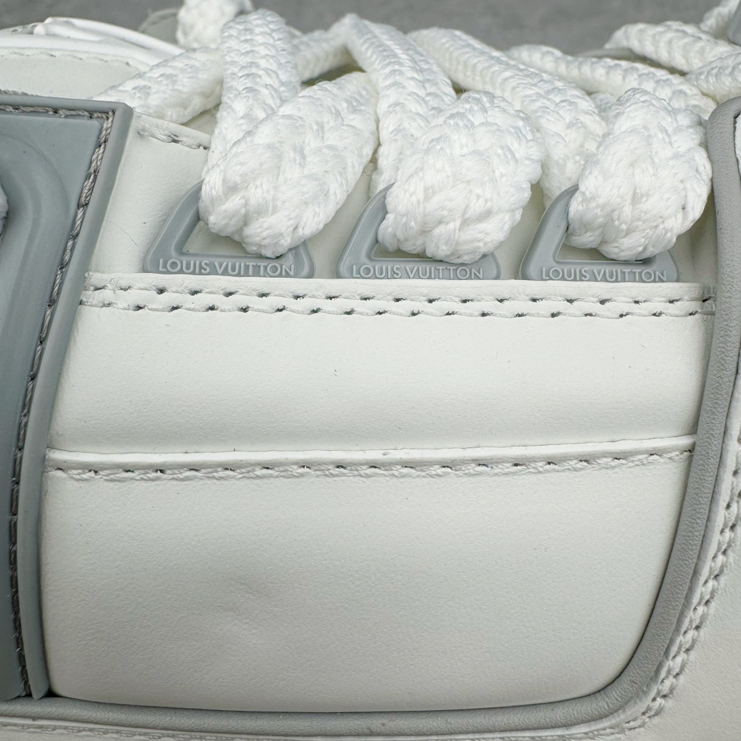 Louis Vuitton 路易威登 Trainer Maxi LV 小胖丁 低筒 休闲鞋 板鞋 运动鞋 男鞋 女鞋 白灰1ACPPZ