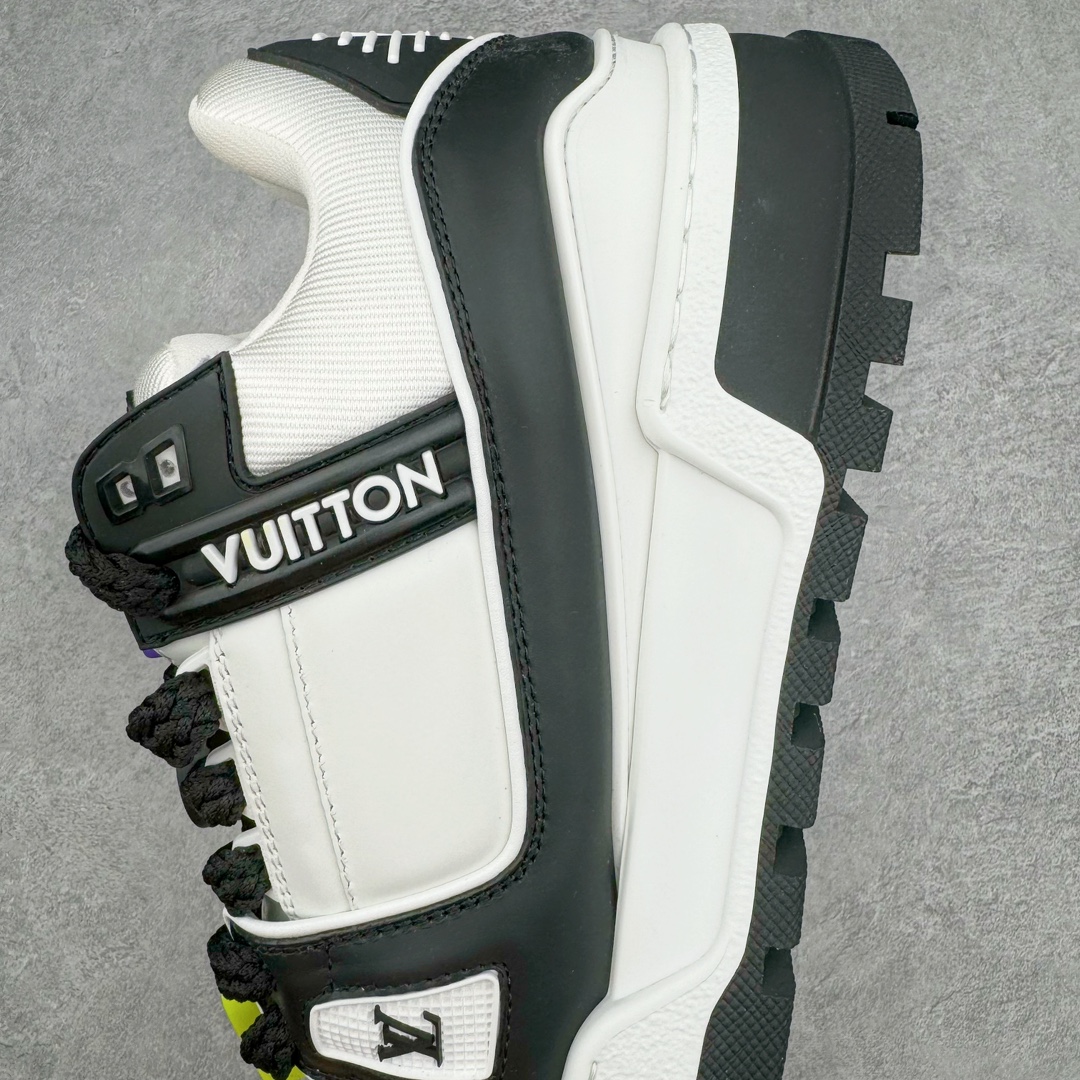 Louis Vuitton 路易威登 Trainer Maxi LV 小胖丁 低筒 休闲鞋 板鞋 运动鞋 男鞋 女鞋 黑白 1ABZQ9