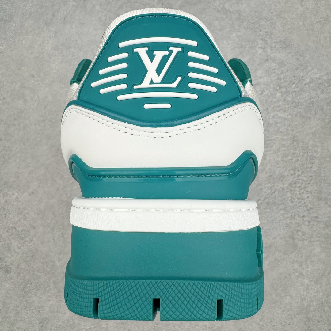 Louis Vuitton 路易威登 Trainer Maxi LV 小胖丁 低筒 休闲鞋 板鞋 运动鞋 男鞋 女鞋 白青 1ACI0K 