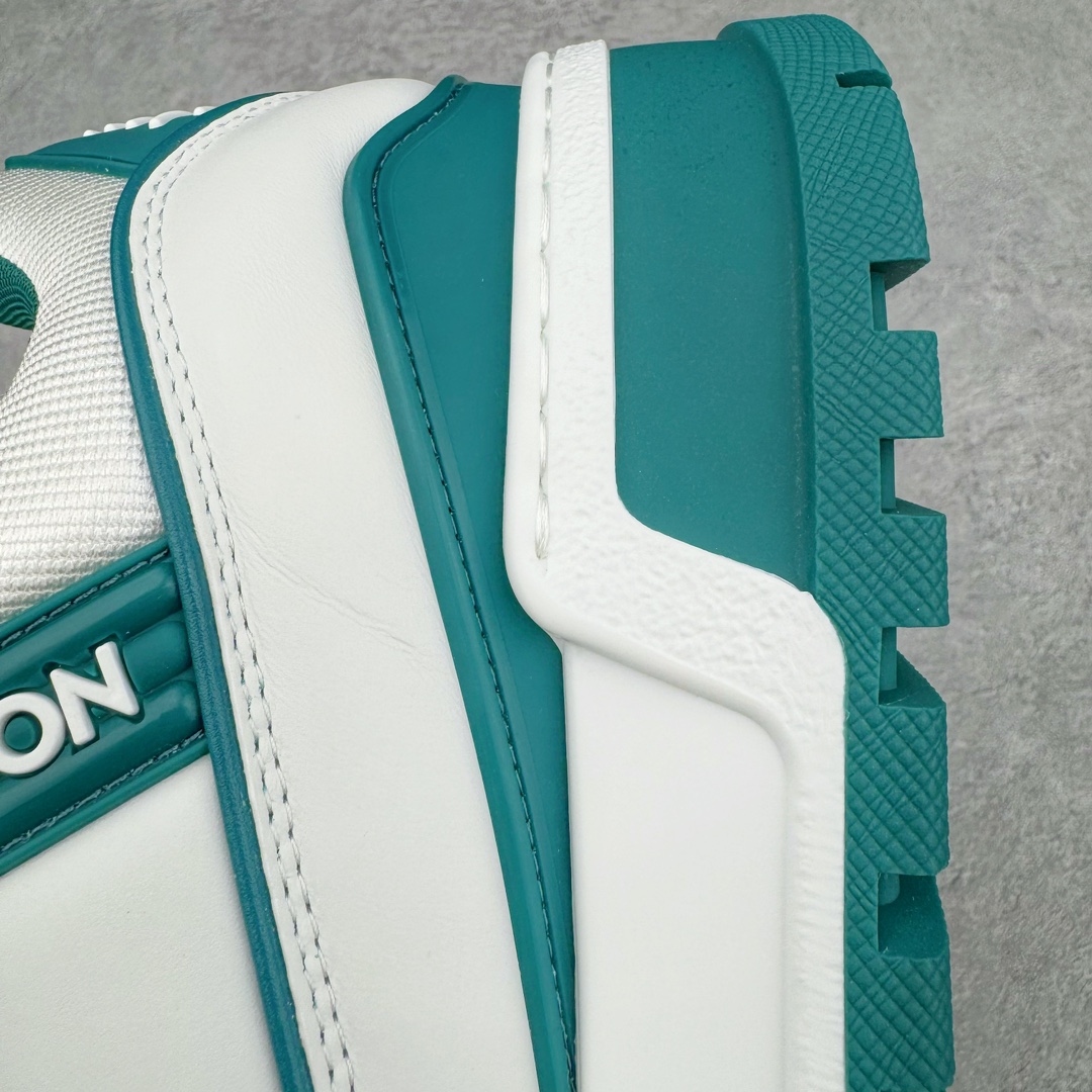 Louis Vuitton 路易威登 Trainer Maxi LV 小胖丁 低筒 休闲鞋 板鞋 运动鞋 男鞋 女鞋 白青 1ACI0K 