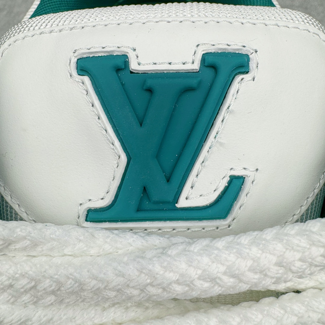Louis Vuitton 路易威登 Trainer Maxi LV 小胖丁 低筒 休闲鞋 板鞋 运动鞋 男鞋 女鞋 白青 1ACI0K 