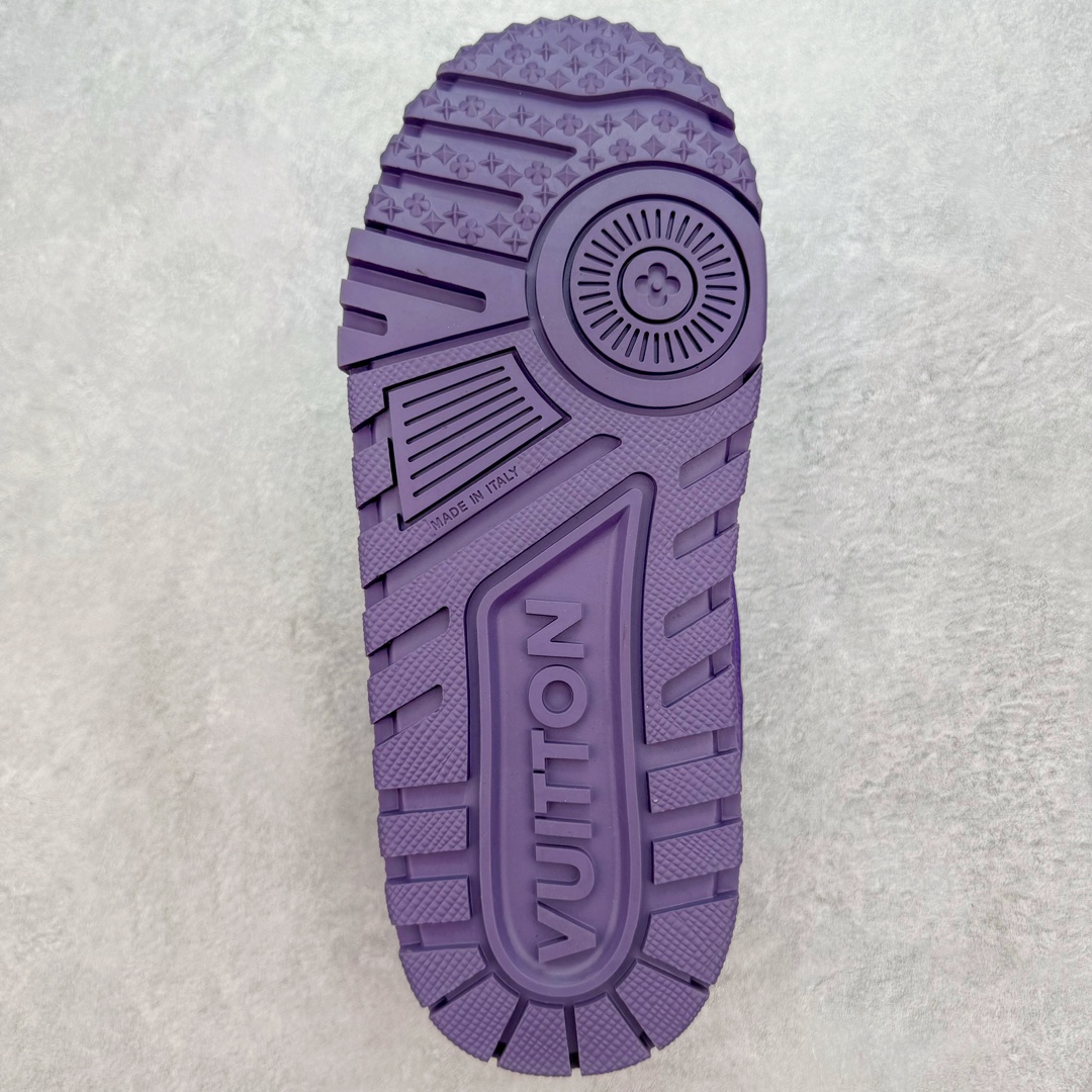 Louis Vuitton 路易威登 Trainer Maxi LV 小胖丁 低筒 休闲鞋 板鞋 运动鞋 男鞋 女鞋 紫色 1ACN2T