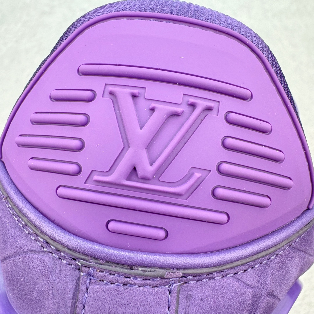 Louis Vuitton 路易威登 Trainer Maxi LV 小胖丁 低筒 休闲鞋 板鞋 运动鞋 男鞋 女鞋 紫色 1ACN2T