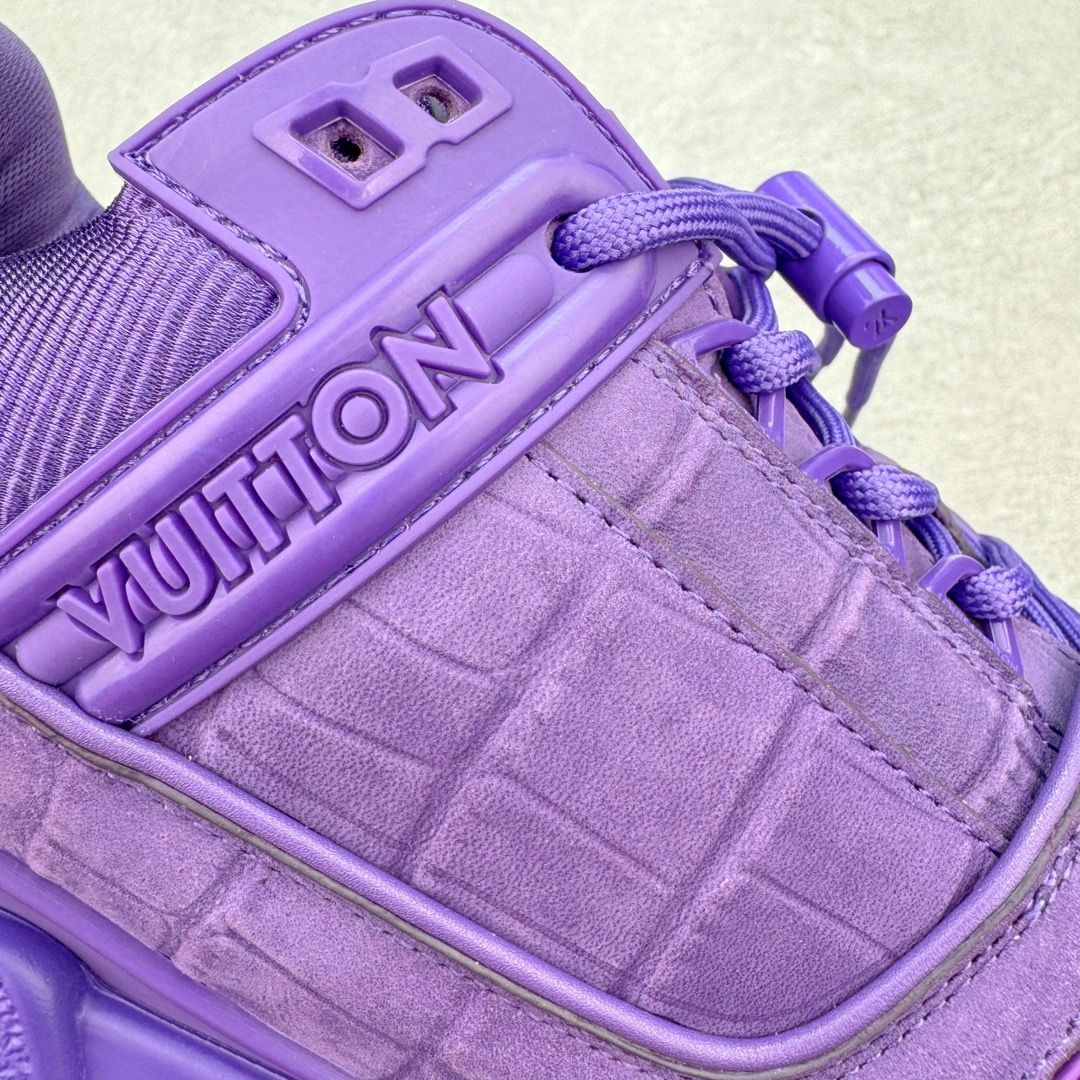 Louis Vuitton 路易威登 Trainer Maxi LV 小胖丁 低筒 休闲鞋 板鞋 运动鞋 男鞋 女鞋 紫色 1ACN2T