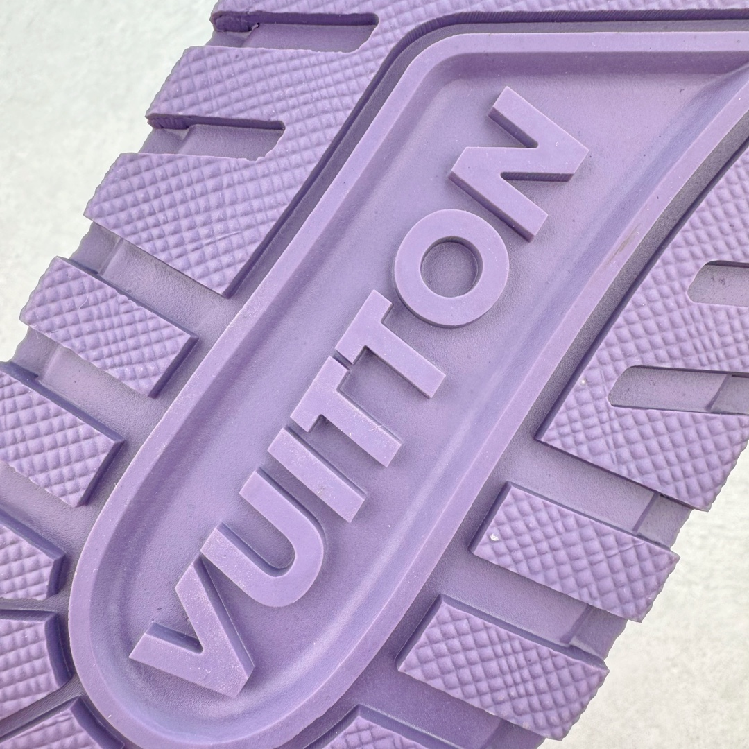 Louis Vuitton 路易威登 Trainer Maxi LV 小胖丁 低筒 休闲鞋 板鞋 运动鞋 男鞋 女鞋 紫色 1ACN2T