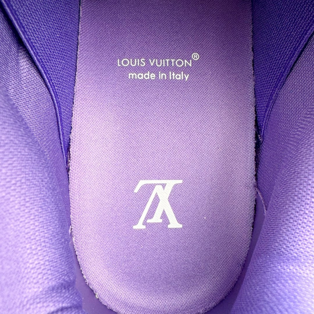 Louis Vuitton 路易威登 Trainer Maxi LV 小胖丁 低筒 休闲鞋 板鞋 运动鞋 男鞋 女鞋 紫色 1ACN2T