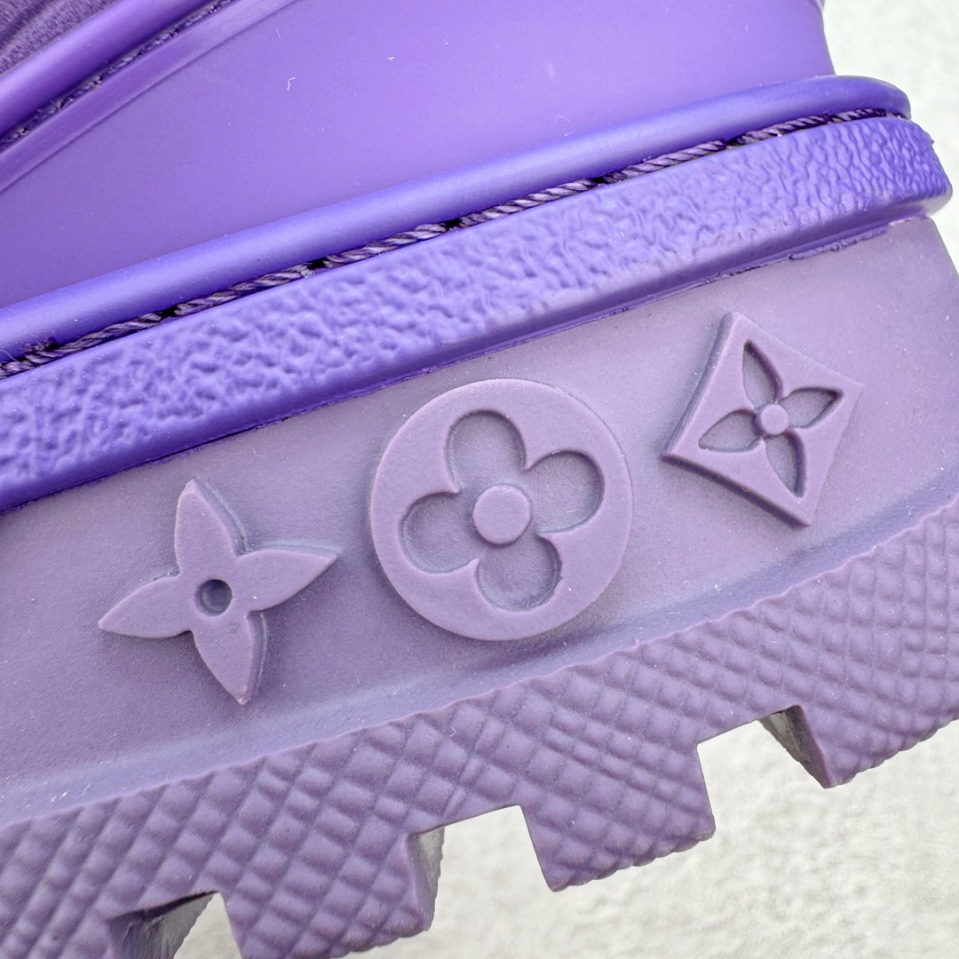 Louis Vuitton 路易威登 Trainer Maxi LV 小胖丁 低筒 休闲鞋 板鞋 运动鞋 男鞋 女鞋 紫色 1ACN2T