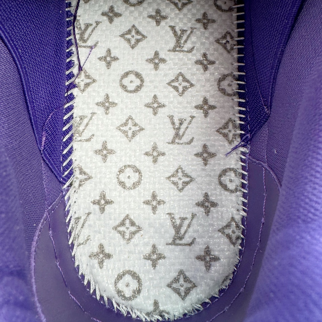 Louis Vuitton 路易威登 Trainer Maxi LV 小胖丁 低筒 休闲鞋 板鞋 运动鞋 男鞋 女鞋 紫色 1ACN2T