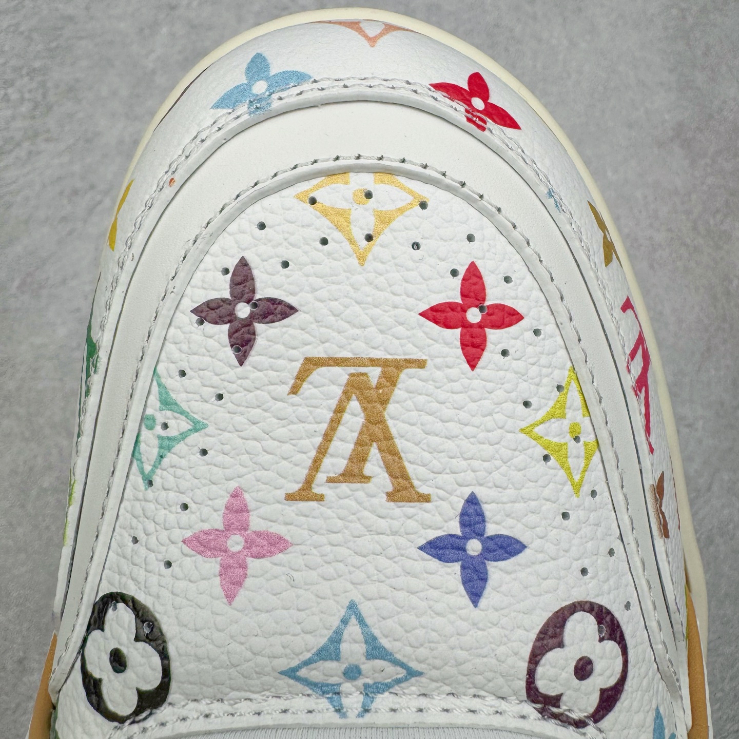  Louis Vuitton Takashi Murakami  LV  Trainer  路易威登 低筒 休闲鞋 板鞋 运动鞋 男鞋 女鞋 村上隆白色