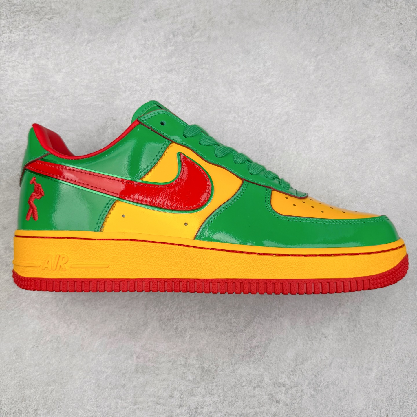 Lil Yachty  Air Force 1 Low AF1 空军 低筒 板鞋 休闲鞋 运动鞋 男鞋 波鞋 绿金红 IH4383-300