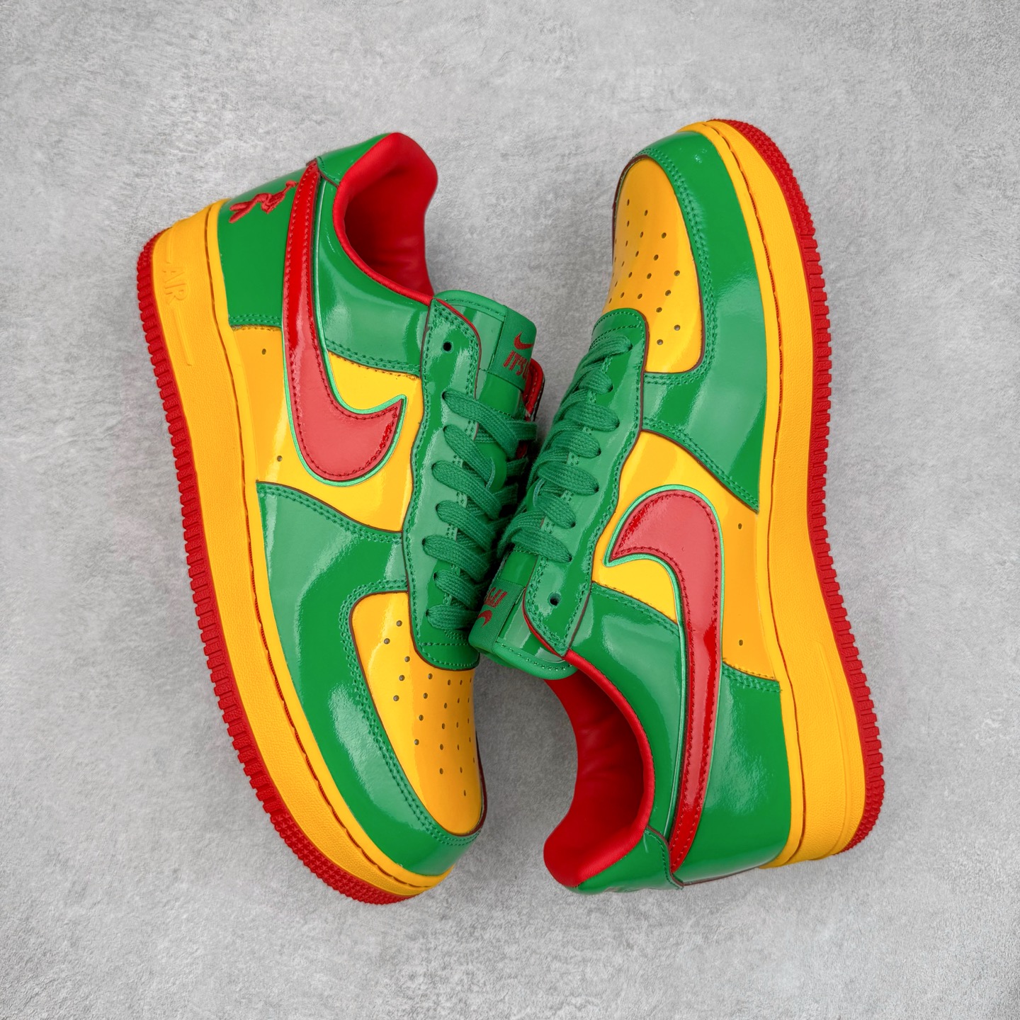 Lil Yachty  Air Force 1 Low AF1 空军 低筒 板鞋 休闲鞋 运动鞋 男鞋 波鞋 绿金红 IH4383-300