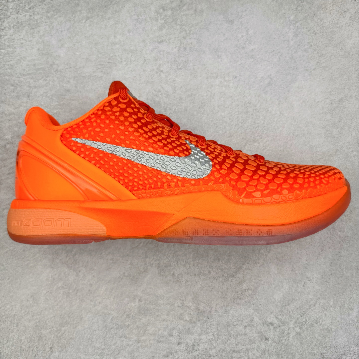 S2 Kobe6 Total Orange 前掌Zoom Turbo 气垫 后掌EVA缓震 低筒 球鞋 籃球鞋 實戰鞋  真碳板 男鞋  波鞋  橙银色 IH1871-800