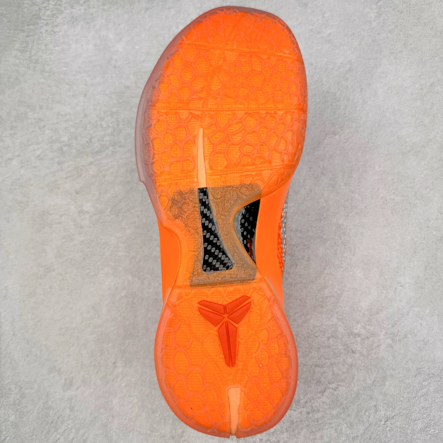 S2 Kobe6 Total Orange 前掌Zoom Turbo 气垫 后掌EVA缓震 低筒 球鞋 籃球鞋 實戰鞋  真碳板 男鞋  波鞋  橙银色 IH1871-800