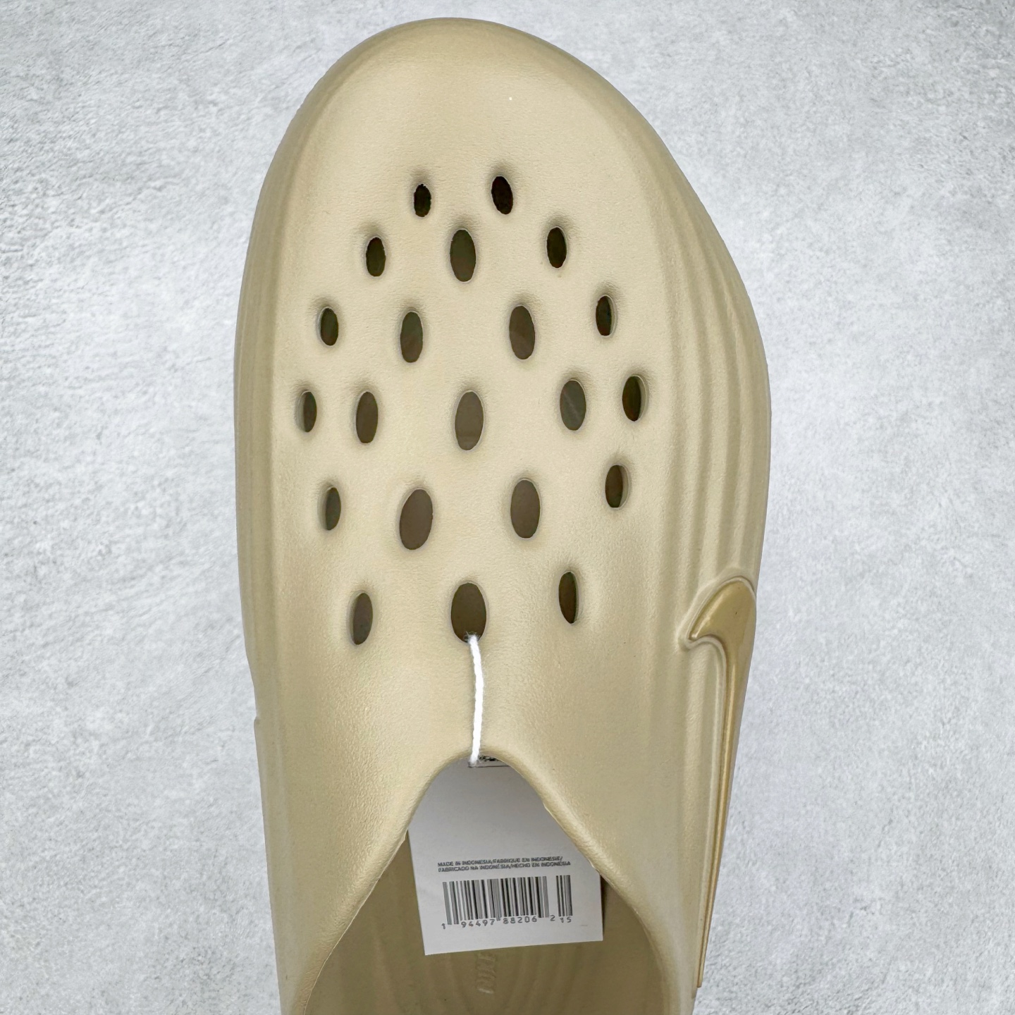 正确复合底 Nike Reactx Rejuven8 洞洞鞋 简约舒适  室外拖鞋 男女同款 卡其  HV5060-200