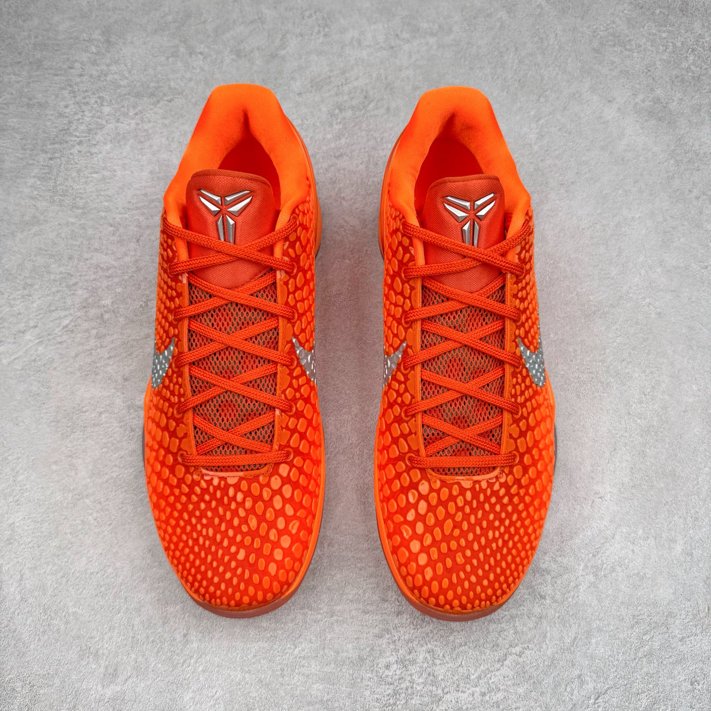 GX Kobe6 Total Orange 前掌Zoom Turbo 气垫 后掌EVA缓震 低筒 球鞋 籃球鞋 實戰鞋  真碳板 男鞋  波鞋  橙银色 IH1871-800