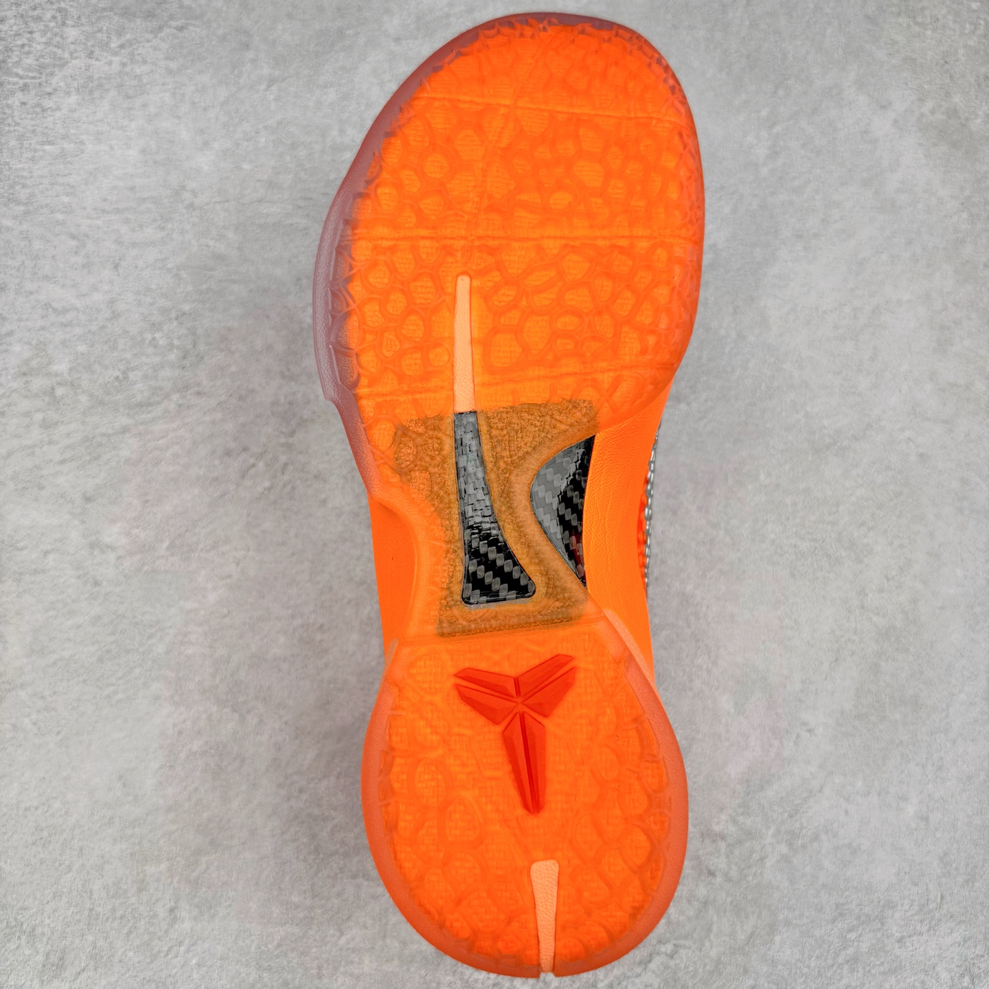 GX Kobe6 Total Orange 前掌Zoom Turbo 气垫 后掌EVA缓震 低筒 球鞋 籃球鞋 實戰鞋  真碳板 男鞋  波鞋  橙银色 IH1871-800