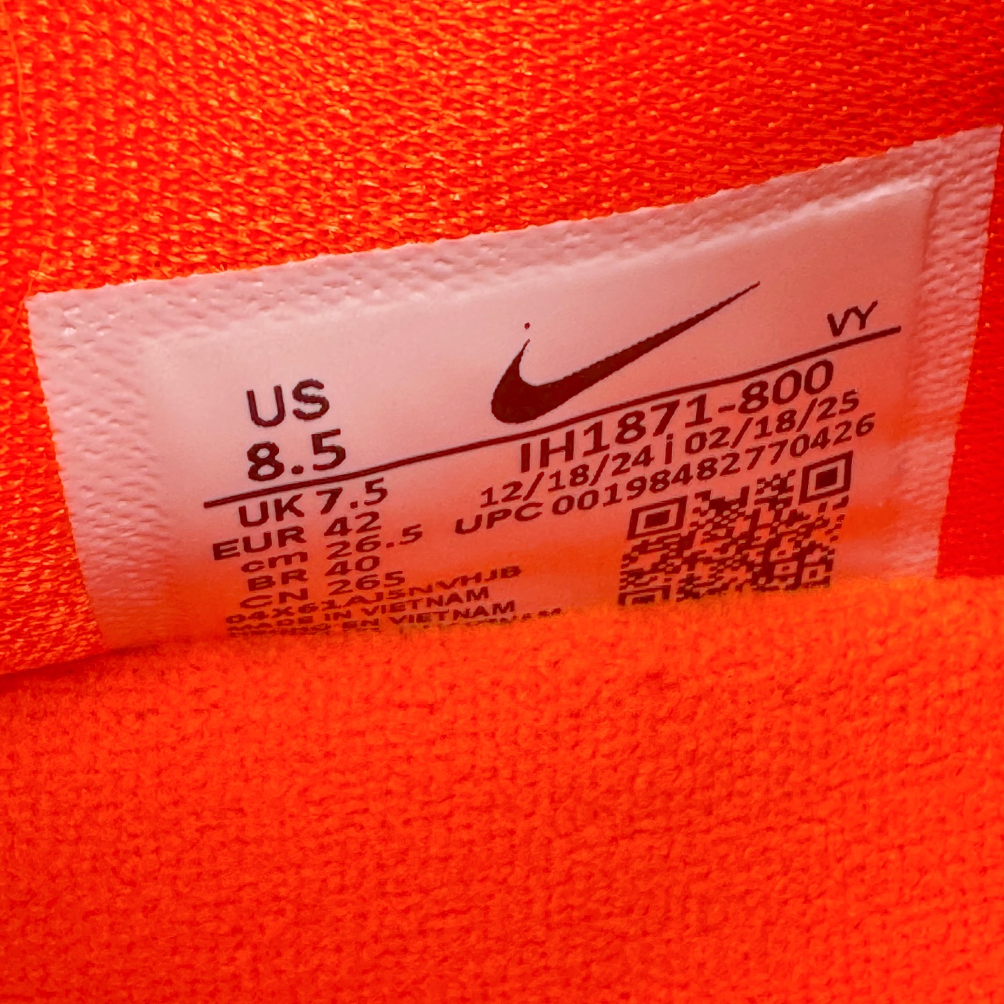 GX Kobe6 Total Orange 前掌Zoom Turbo 气垫 后掌EVA缓震 低筒 球鞋 籃球鞋 實戰鞋  真碳板 男鞋  波鞋  橙银色 IH1871-800