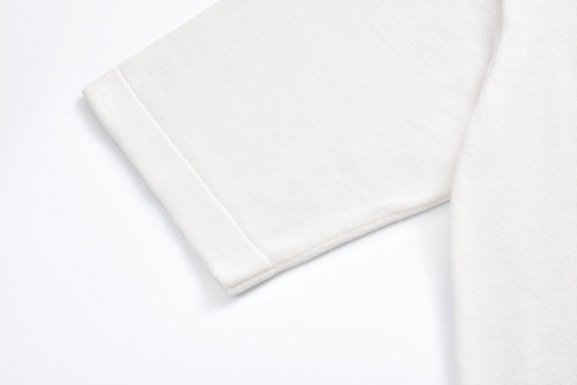 LOUIS VUITTON 路易威登 LV 西部风景毛织 夏季 T恤 男女同款  短袖 白色A2 1AFXK4