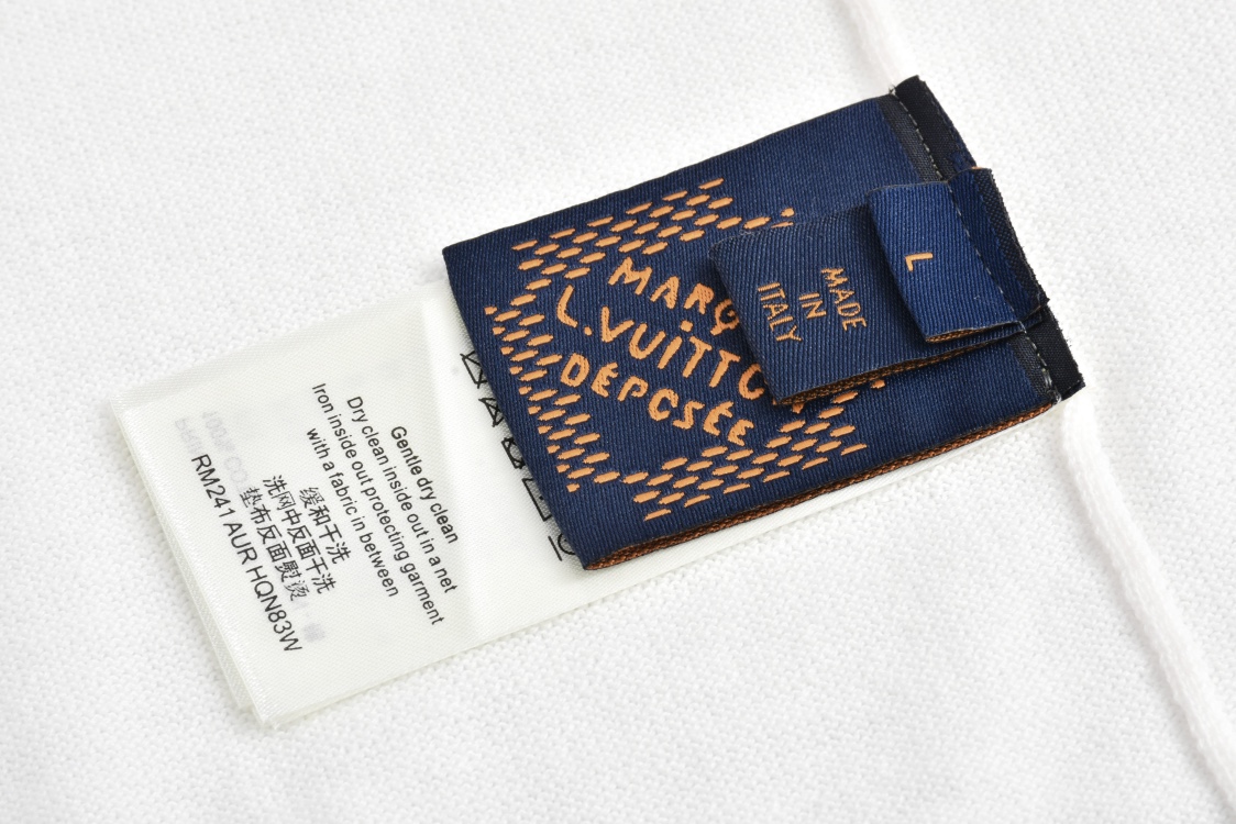 LOUIS VUITTON 路易威登 LV 西部风景毛织 夏季 T恤 男女同款  短袖 白色A2 1AFXK4