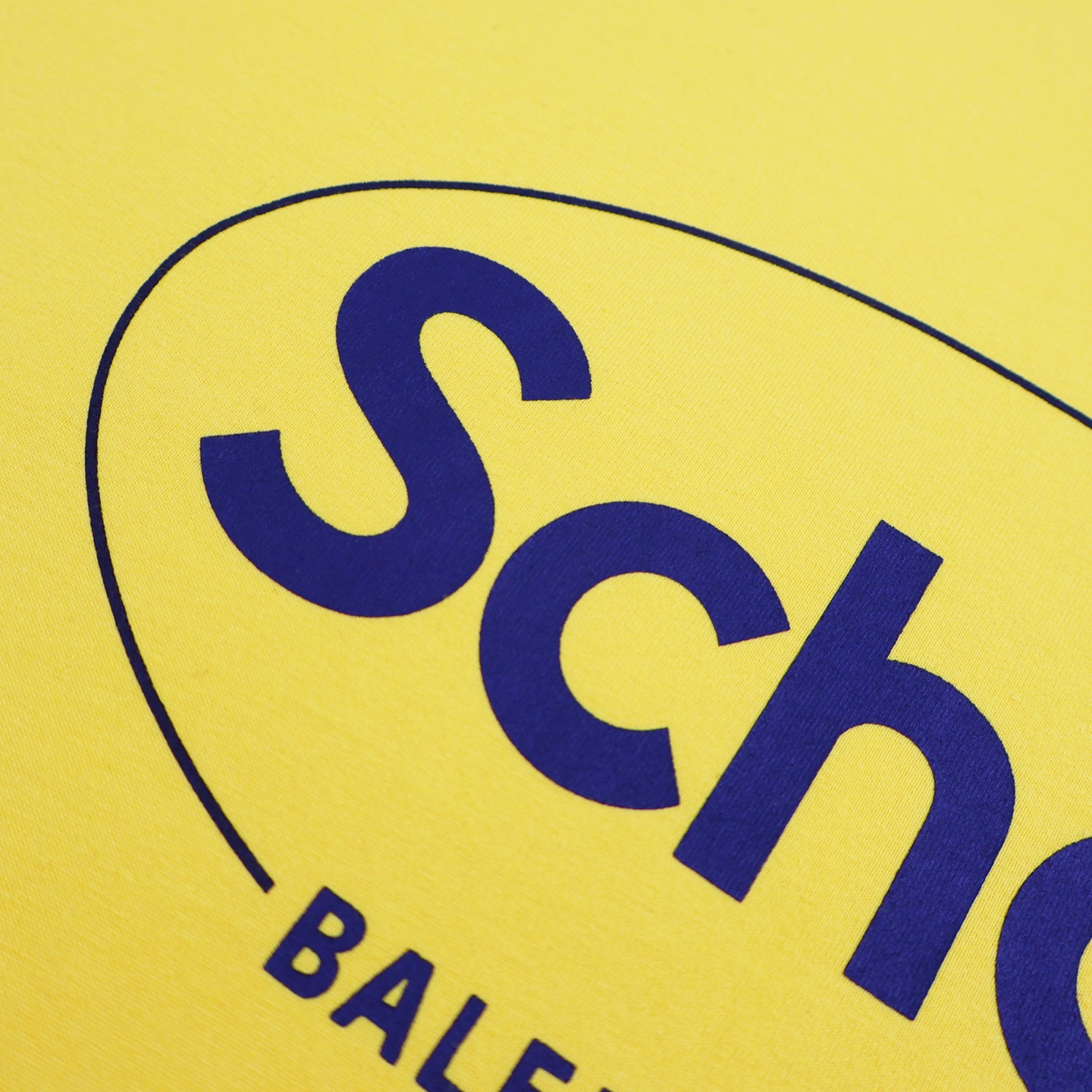 Balenciaga 巴黎世家 SCHOOL印花 短袖 T恤 圆领 短款 夏季 黑色 黄色A2