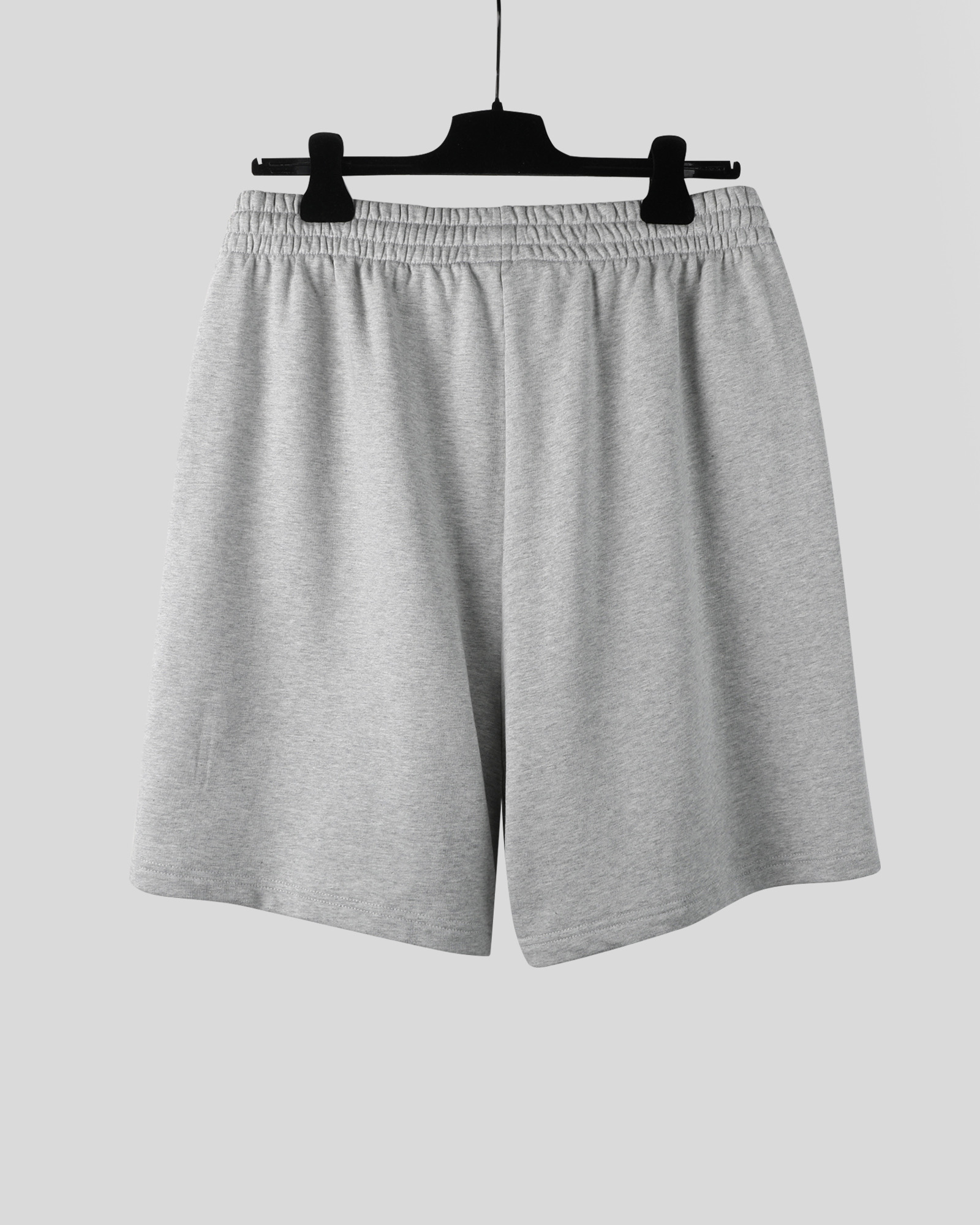 Balenciaga 巴黎世家 前后字母logo刺绣短裤  松紧腰运动裤 短裤 裤子 休闲裤 水洗黑 白色 灰色 棕色 黑白A2 674591