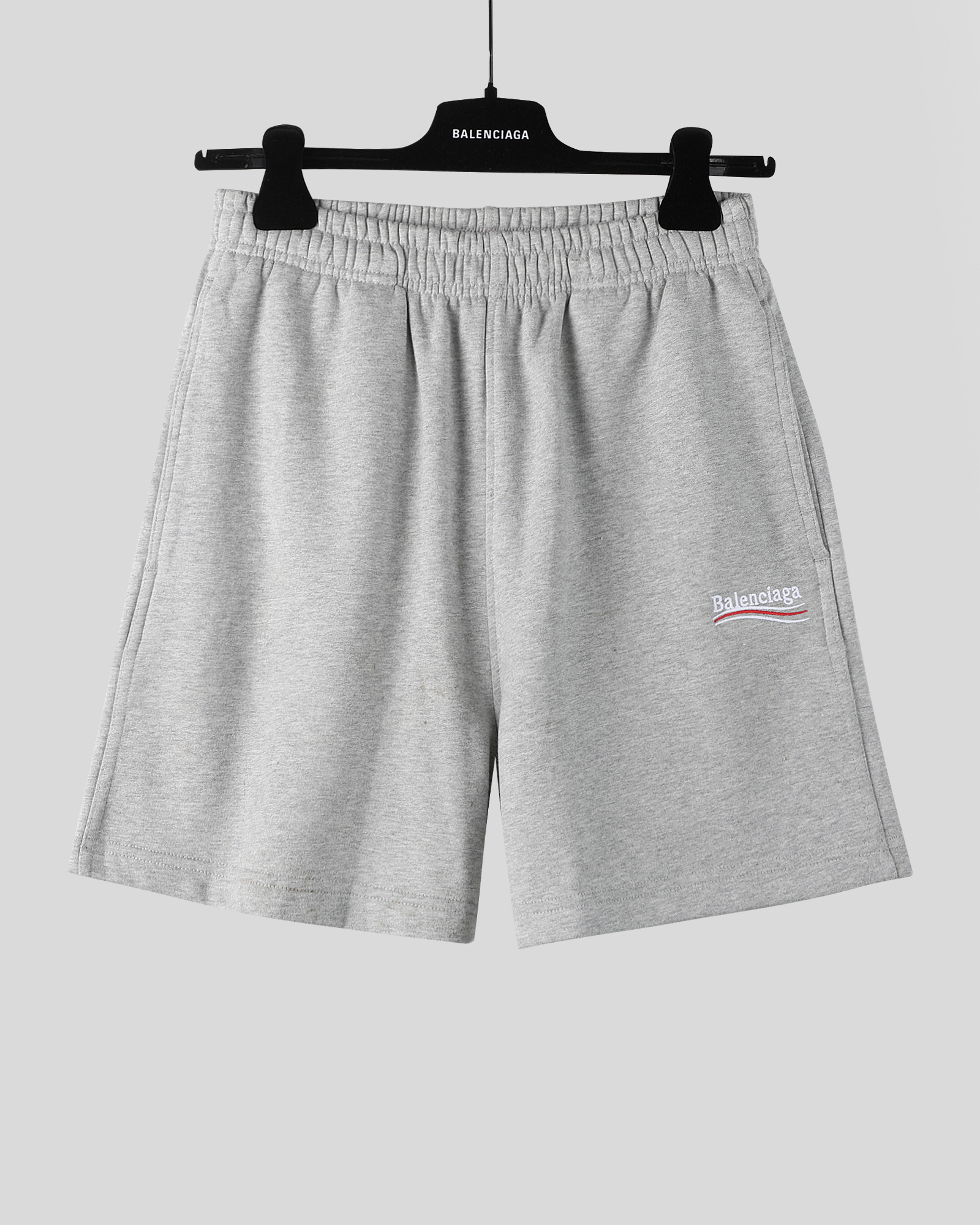 Balenciaga 巴黎世家 可乐刺绣短裤 松紧腰运动裤 短裤 裤子 休闲裤 蓝色 白色 灰色 深灰色A2 676137TKV91379