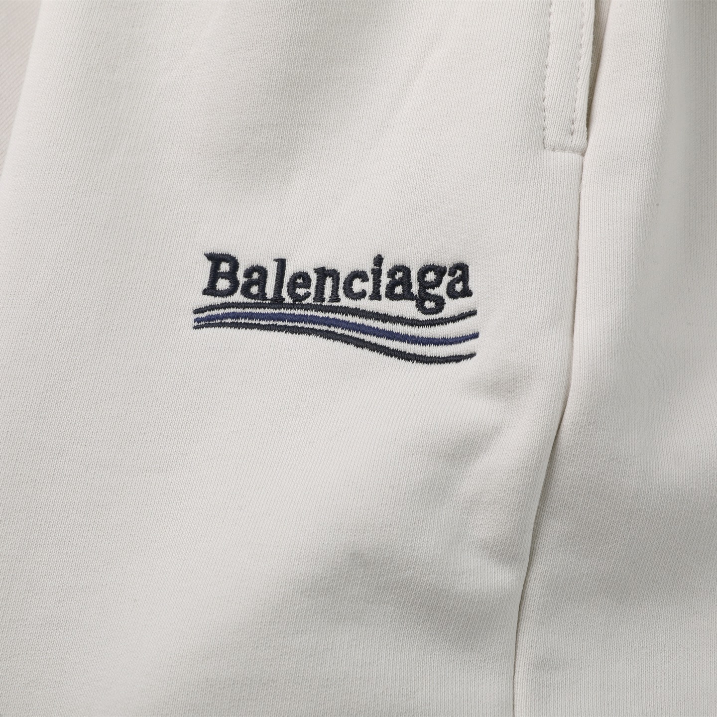 Balenciaga 巴黎世家 可乐刺绣短裤 松紧腰运动裤 短裤 裤子 休闲裤 蓝色 白色 灰色 深灰色A2 676137TKV91379