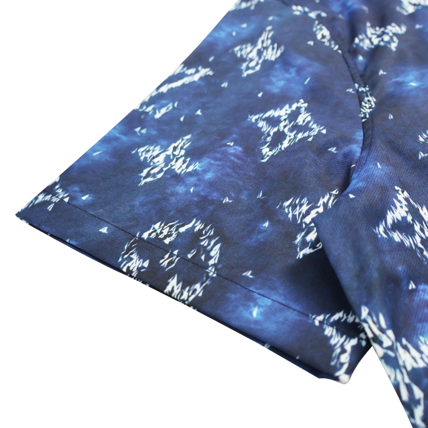 LOUIS VUITTON 路易威登 LV 帆船印花  短袖 休闲 衬衫 蓝色B0  1AHVU1