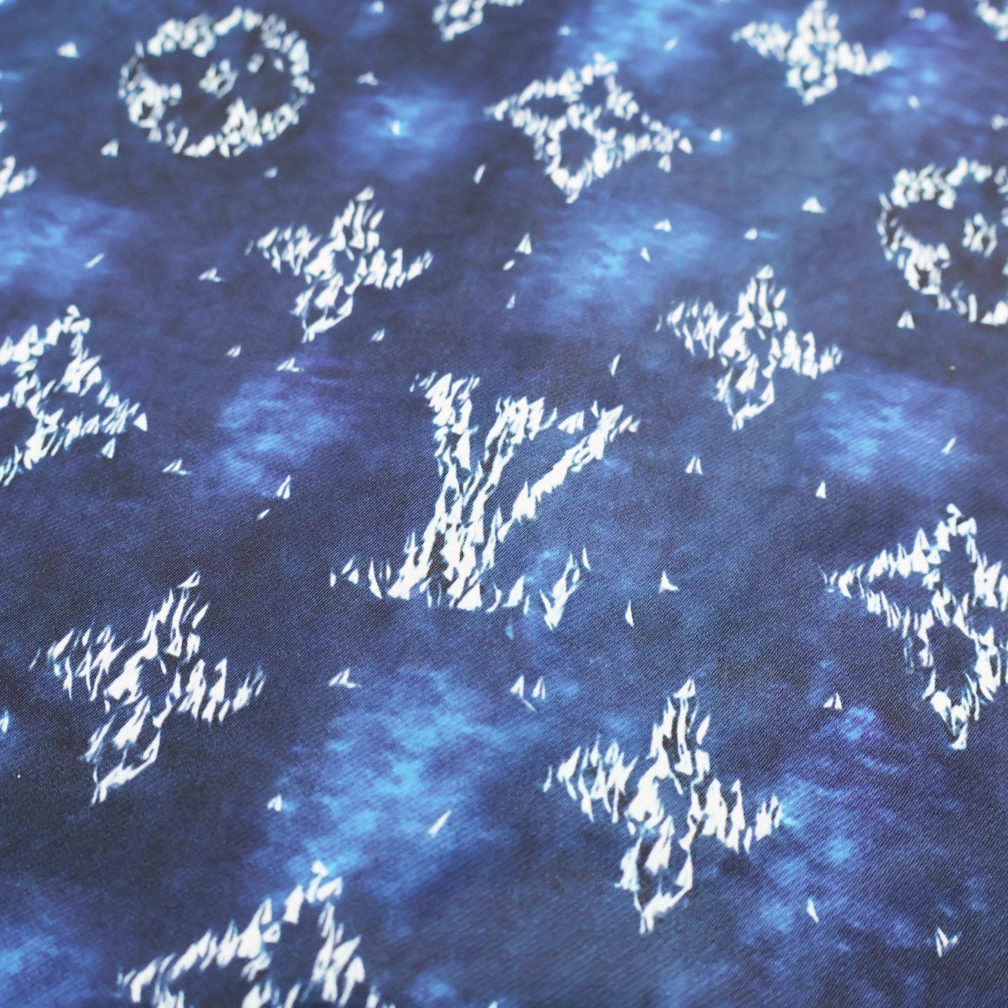 LOUIS VUITTON 路易威登 LV 帆船印花  短袖 休闲 衬衫 蓝色B0  1AHVU1