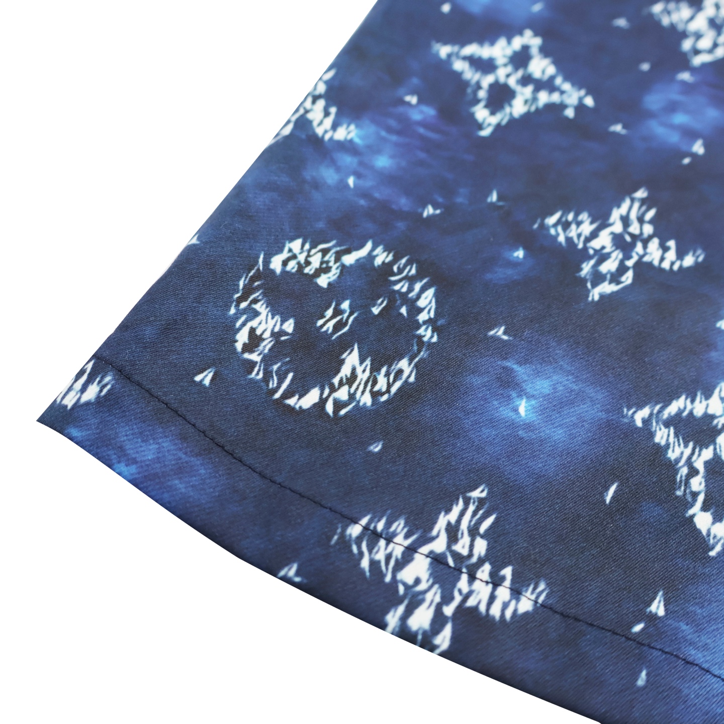 LOUIS VUITTON 路易威登 LV 帆船印花  短袖 休闲 衬衫 蓝色B0  1AHVU1