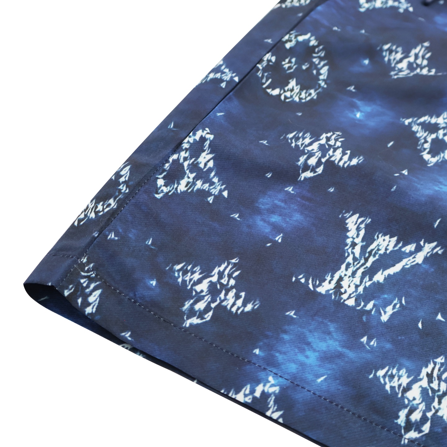 LOUIS VUITTON 路易威登 LV 帆船满印  短裤 牛仔休闲裤 裤子 五分裤 蓝色B0 1AHVZ9